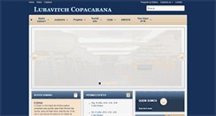 Desktop Screenshot of lubavitchcopacabana.org